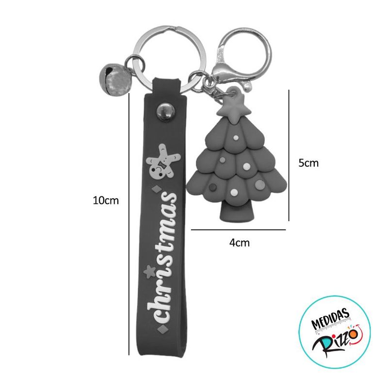 Chaveiro Árvore de Natal - 5cm - 1 unidade - Magazine 25