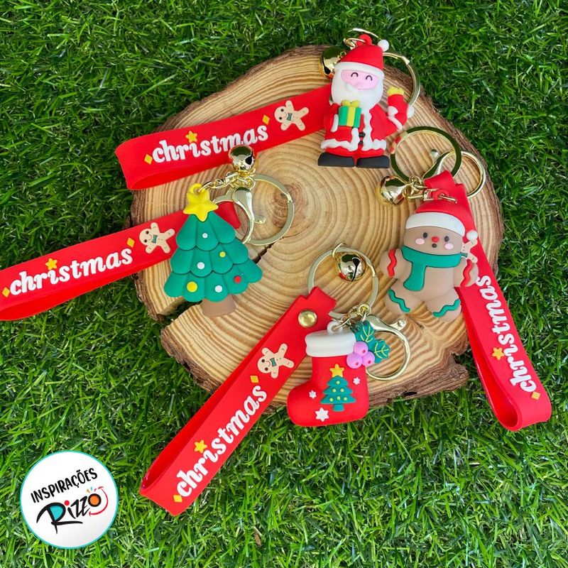 Chaveiro Árvore de Natal - 5cm - 1 unidade - Magazine 25