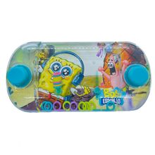 Mini Brinquedo Jogo Argola de Mão Bob Esponja - Azul - 1 unidade - Magazine 25