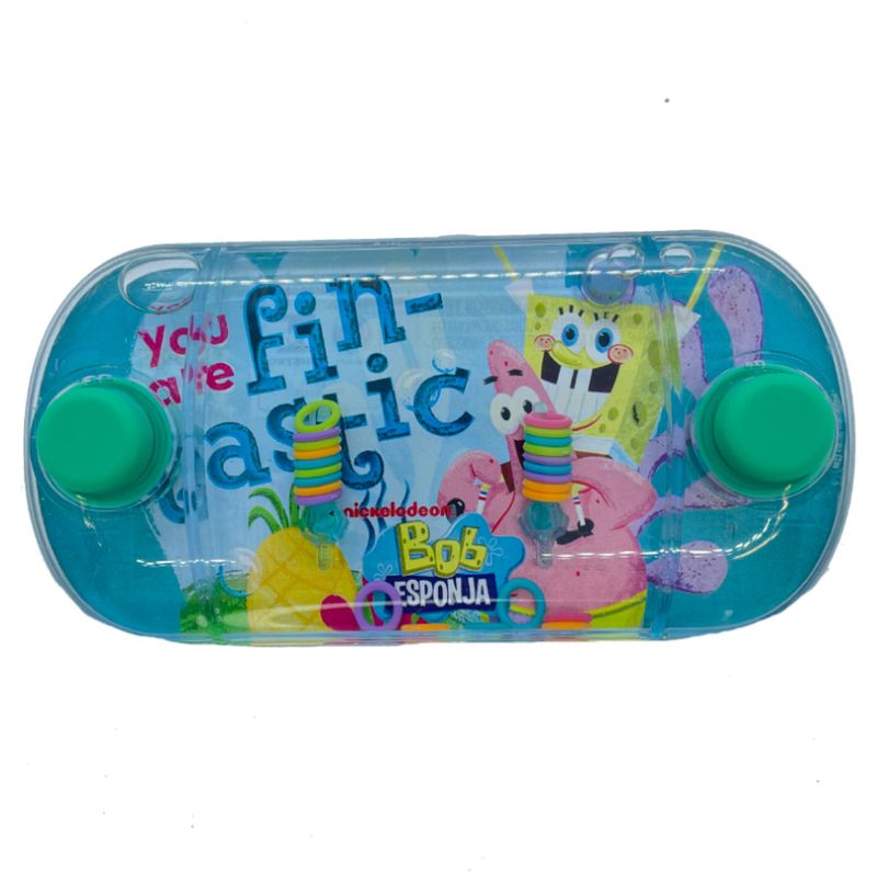 Mini Brinquedo Jogo Argola de Mão Bob Esponja - Verde - 1 unidade - Magazine 25