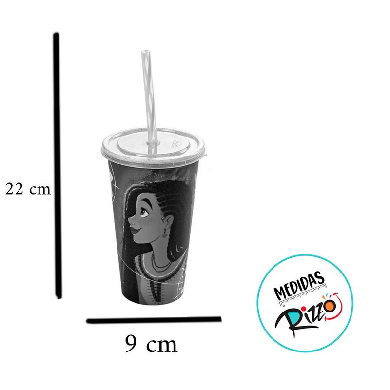 Copo Refri Wish: O Poder dos Desejos - Roxo - 500 ml - 1 unidade - Plasútil - Magazine 25