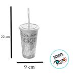 Copo Refri Wish: O Poder dos Desejos - Rosa - 500 ml - 1 unidade - Plasútil - Magazine 25