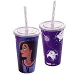 Copo Refri Wish: O Poder dos Desejos - Roxo - 500 ml - 1 unidade - Plasútil - Magazine 25