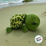 Tartaruga de Pelúcia - Verde - 18cm - 1 unidade - Magazine 25