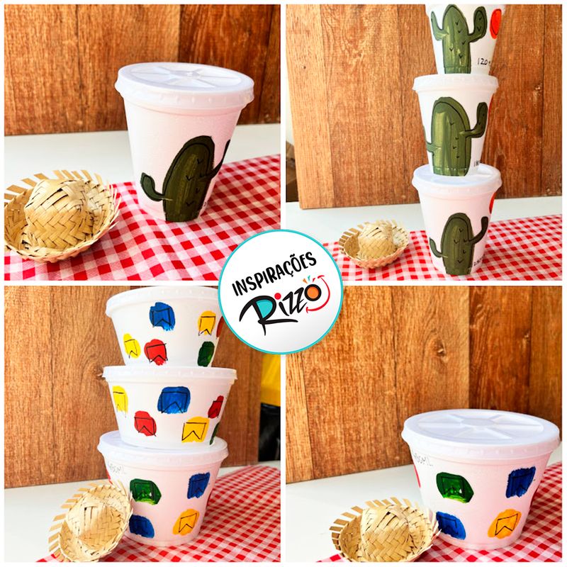 Pote Isopor Térmico - 480ml  - 20 unidades - Magazine 25
