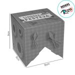 Caixa Bandeirola Simbora Festejá - 9x9x9cm - Ref. C4960 - 10 unidades - Ideia Embalagens - Magazine 25