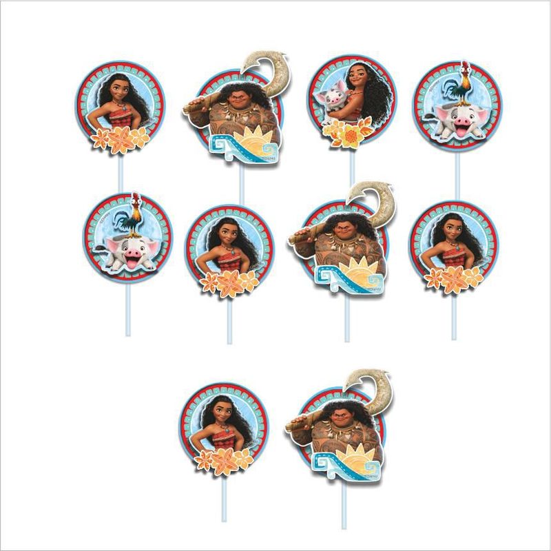 Palitos Decorativos Impresso EVA - Moana - 01unidade - Piffer - Rizzo