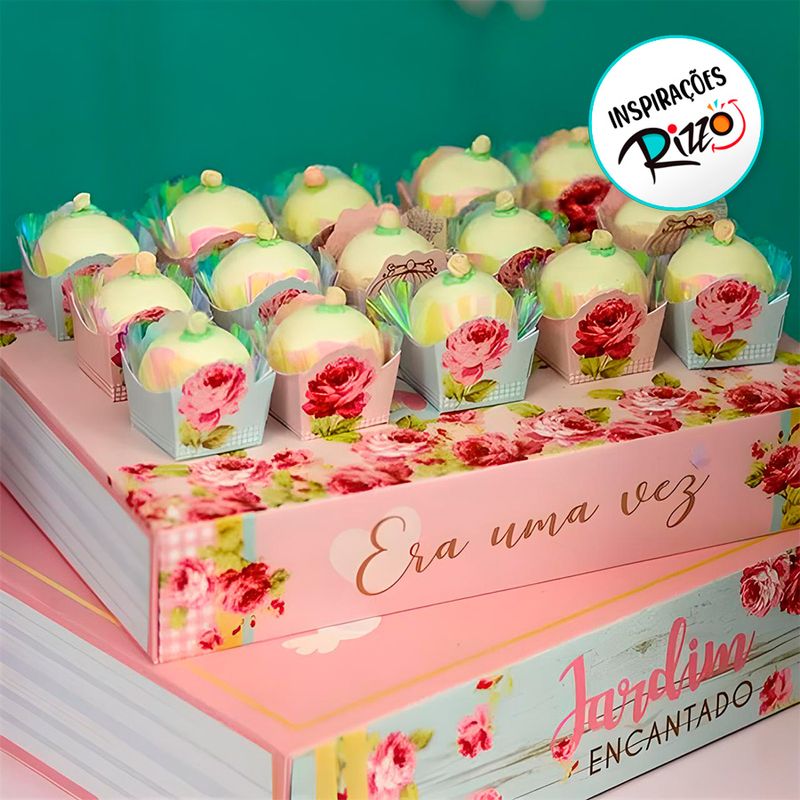 Kit Suporte para Doces - Jardim Encantando 2 - 1 unidade - Cromus - Magazine 25