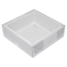 Caixa Moldura Quadrada Branca N2 11x11x3,5cm - Yinpack