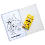 Livro Para Colorir com Giz de Cera Dinossauros