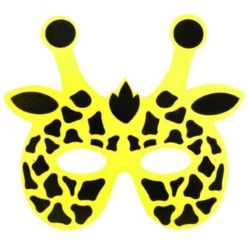 Máscara Animais em E.V.A - Girafinha