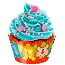 Floresta - Forminha para Mini Cupcake 12 Un