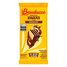 Biscoito Wafer Recheado Maxi Chocolate 104g - Bauducco