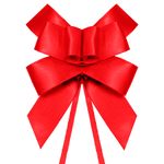 Laço Fácil de Fita de Cetim - Vermelho - 22mm - 5 unidades - Progresso - Magazine 25