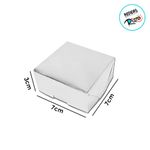 Caixa sem Visor S16 (7cm x 7cm x 3cm) Prata - 10 unidades - Assk - Magazine 25
