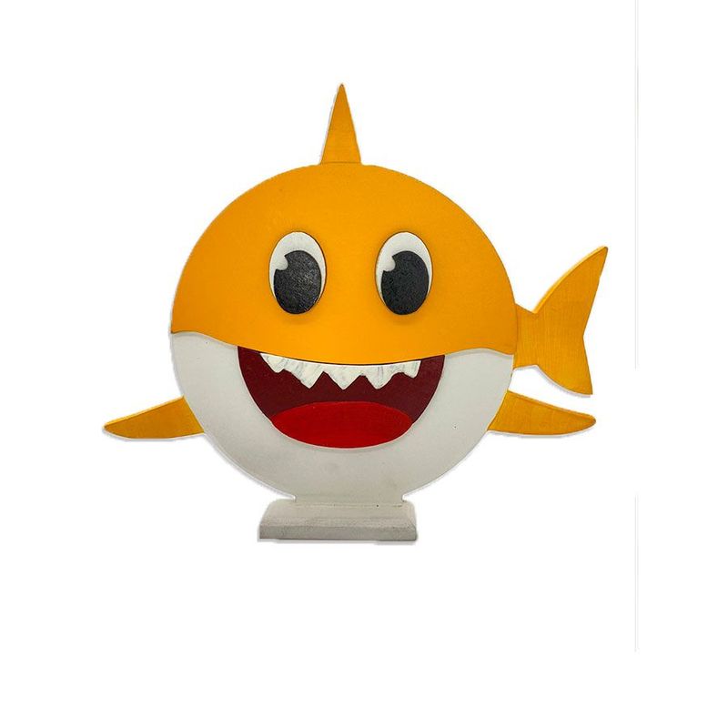 Personagem MDF Baby Shark - 1 unidade - Magazine 25