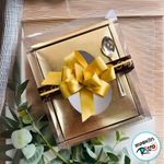 Laço Fácil de Fita de Cetim - Dourado - 22mm - 5 unidades - Progresso - Magazine 25