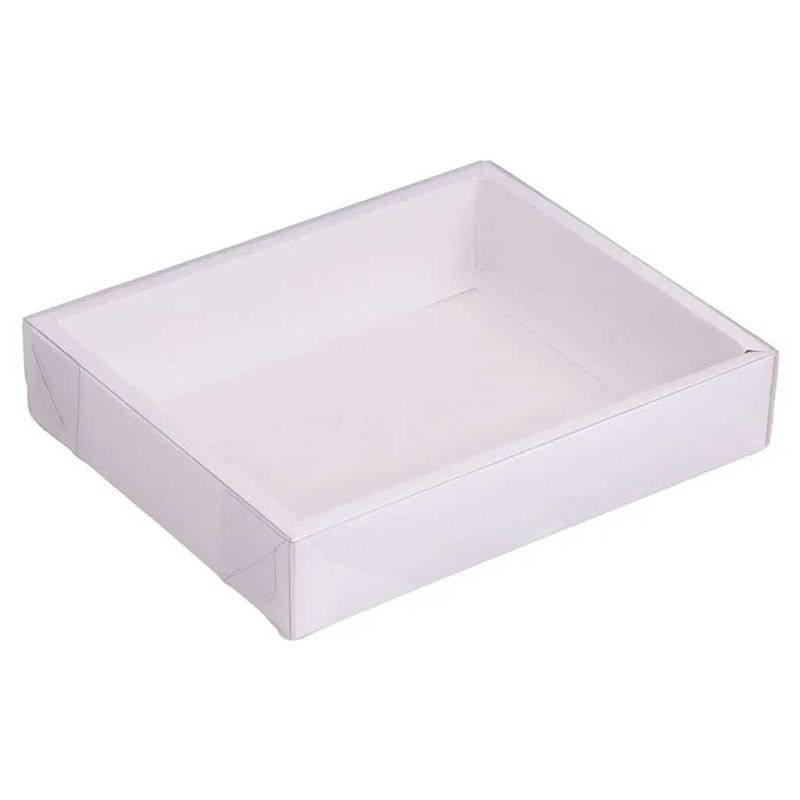 Caixa Moldura Retangular Branca N3 19x15,5x4cm - Yinpack