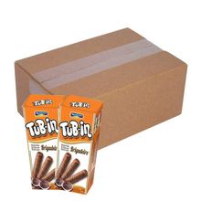 Tubinho de Wafer Tub In Recheio Brigadeiro 48g c/24 - Montevérgine