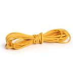 Cordão de Camurça Amarelo 5m - 01 unidade - Cromus - Magazine 25