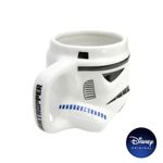 Caneca Formato Stormtrooper Star Wars - 500ml - Disney Original - 1 Un - Magazine 25