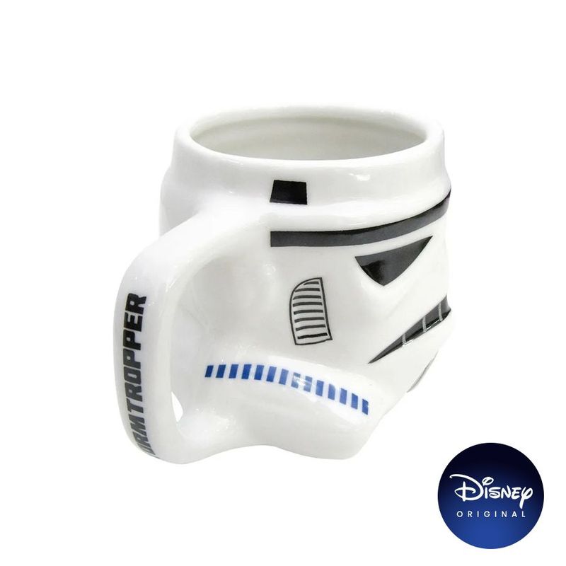 Caneca Formato Stormtrooper Star Wars - 500ml - Disney Original - 1 Un - Magazine 25