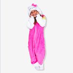 Macacão Kigurumi Infantil Hello Kitty de 7 a 8 Anos