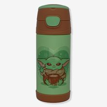 Garrafa Térmica Infantil Top Handle Baby Yoda – Star Wars