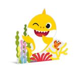 Silhueta De Chão Baby Shark Amarelo - Festa Baby Shark - 01 unidade - Cromus - Magazine 25
