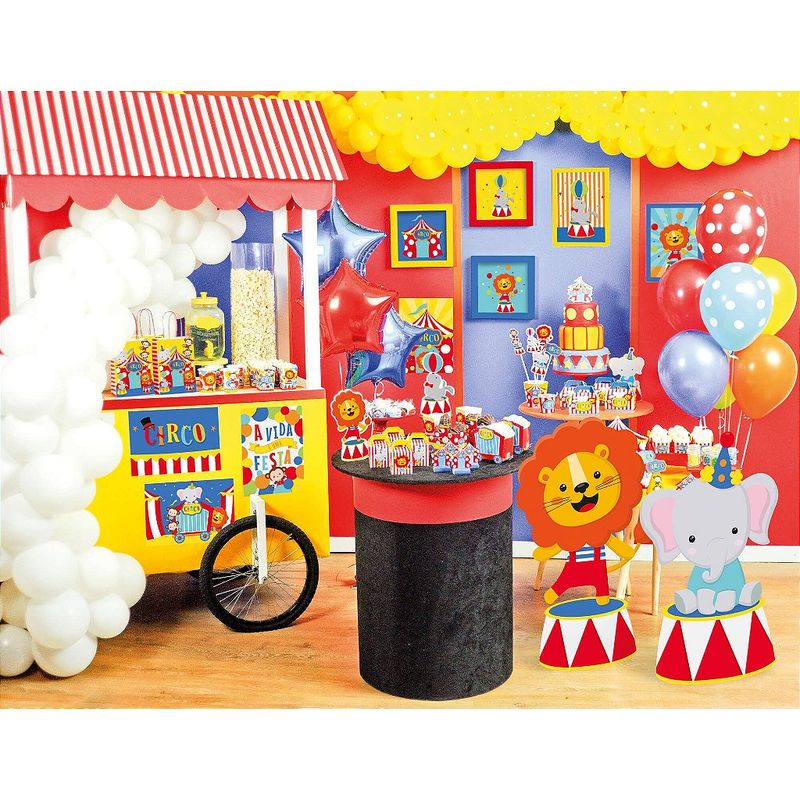 Silhueta Decorativa de Chão Elefante - Festa Circo 2 - 01 unidade - Cromus - Magazine 25