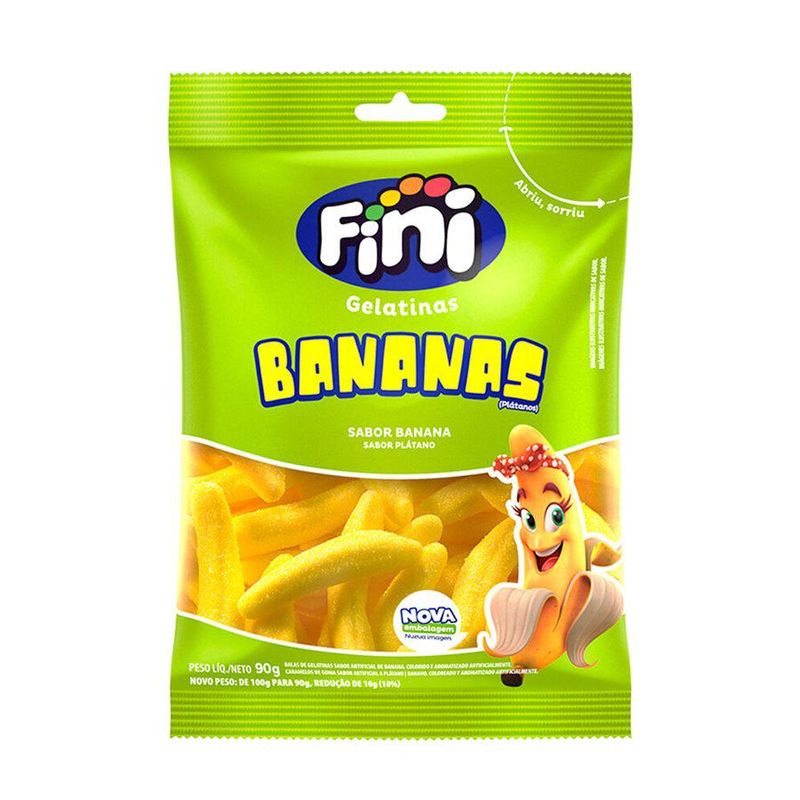 Bananas - 1 unidade Pct. c/ 90g - Fini - Magazine 25