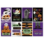 Cartaz Decorativo - Happy Halloween -25x35cm - 08 unidades - Cromus - Magazine 25