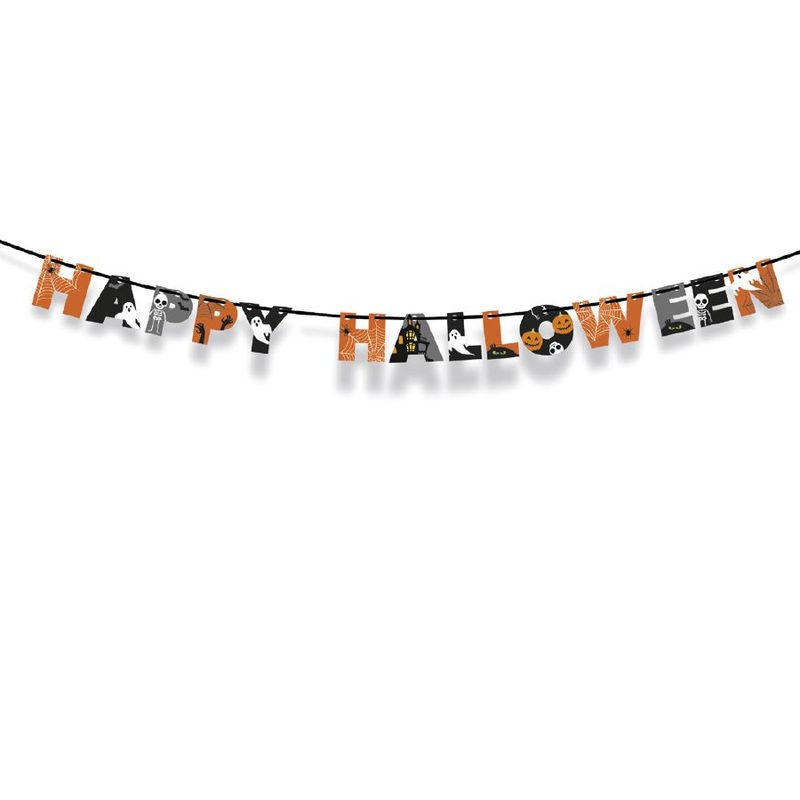 Faixa Decorativa - Happy Halloween - 01 unidade - Cromus - Magazine 25