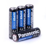 Pilha Comum Pequena (AA) 1,5V - 01 pct c/ 4 unds. - Panasonic - Rizzo