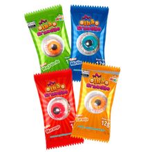 Chiclete Olhão Grandão - Cor e Sabor Sortido - 12g - 1 unidade - Magazine 25