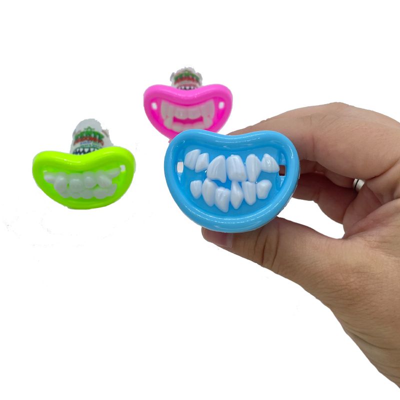 Pirulito Dente Medonho - Cor e Sabor Sortido - 4,5g - 1 unidade - Magazine 25