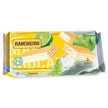 Biscoito Wafer Recheado Limão 78g - Rancheiro