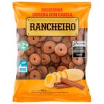 Biscoito Rosquinha Banana e Canela 300g - Rancheiro