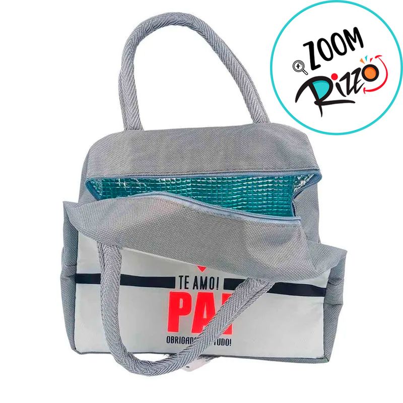 Bolsa Térmica - Te Amo Pai - 22x18x13cm - 1 unidade - Magazine 25