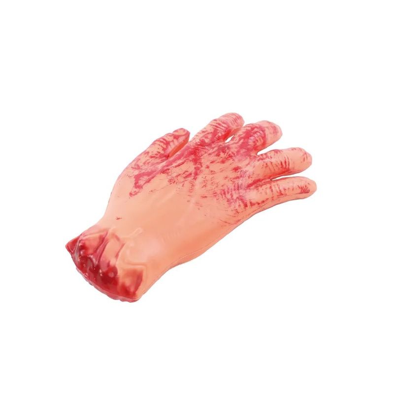 Membros Mão Com Manchas de Sangue Halloween - 1 Un