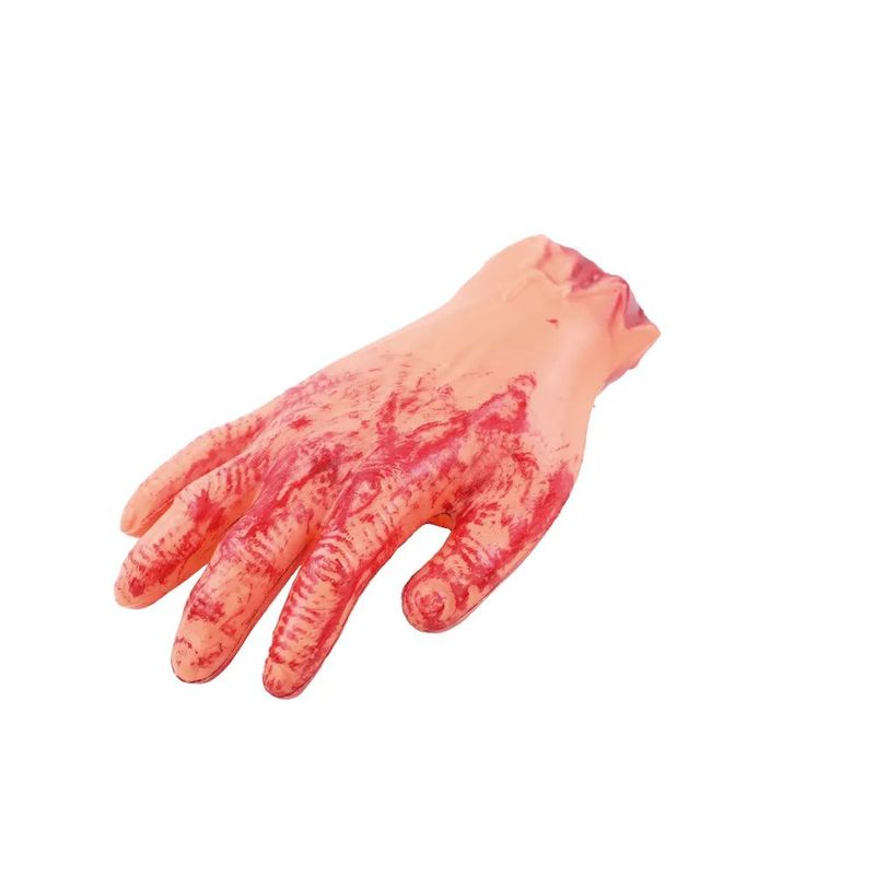 Membros Mão Com Manchas de Sangue Halloween - 1 Un