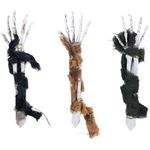 Mãos Esqueletos de Jardim Atadura Halloween 43cm - 1 Un