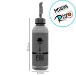 Garrafa de Plástico - Te Amo Pai - 550ml - 1 unidade - Magazine 25