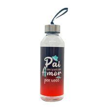 Garrafa de Plástico - Pai Como é Grande Meu Amor Por Você - 550ml - 1 unidade - Magazine 25
