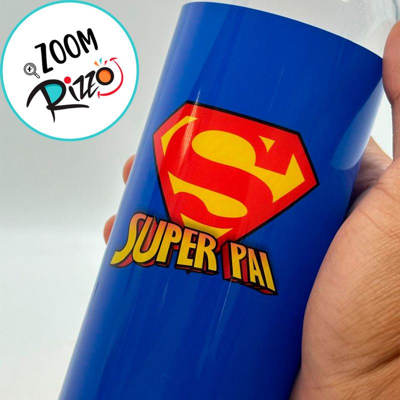 Garrafa de Plástico - Super Pai - 550ml - 1 unidade - Magazine 25