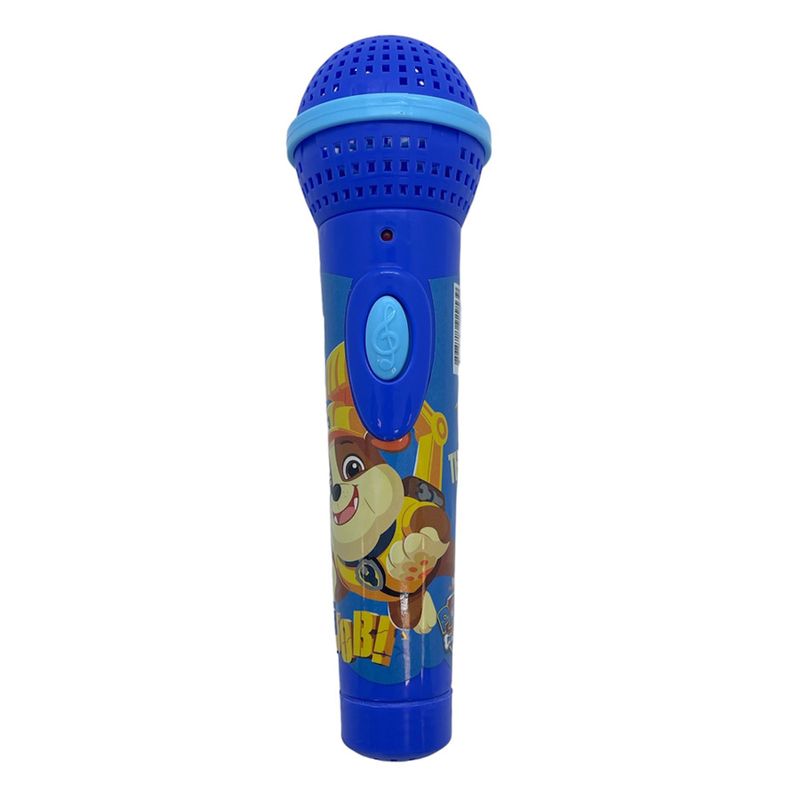 Brinquedo Microfone Patrulha Canina - Azul Escuro - 17,5cm - 1 unidade - Magazine 25