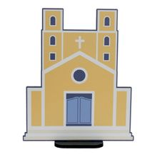 Display de Mesa em MDF - Igreja Amarela - 16x22cm - 1 unidade - Rizzo