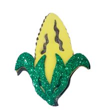 Aplique de Eva - Milho Glitter - Festa Junina - 5,3x4cm - 10 unidades - Magazine 25