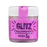 Gliter para Decoração Holográfico 5g Rosa - Fab!