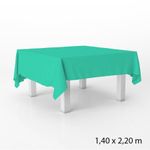 Toalha de Mesa em TNT - 140 x 220 cm - Azul Tiffany - 1 unidade - Best Fest - Magazine 25